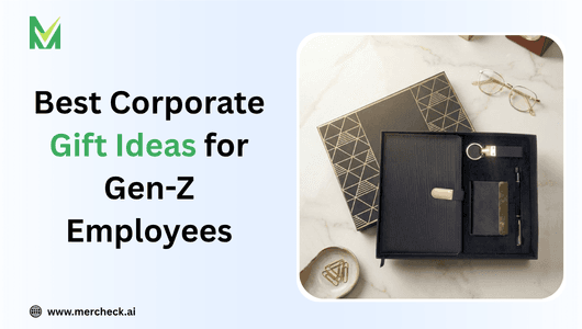 Best corporate gift ideas for Gen Z employees featuring a premium employee welcome kit with notebook, pen, and accessories